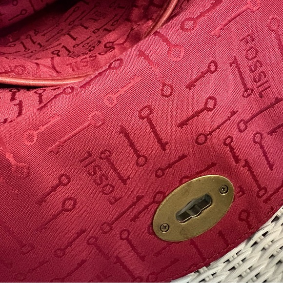 Fossil Rust/Burgundy Crossbody Bag - Picture 10 of 10